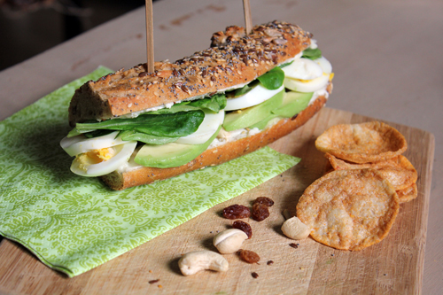 Sandwich détox avocat chèvre pour le lancement de l’AV mag !