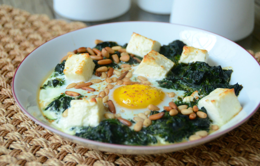 Green Shakshuka ou le petit déjeuner comme au Maghreb.