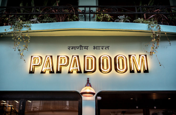 Papadoom Kitchen, from Paris to Bombay