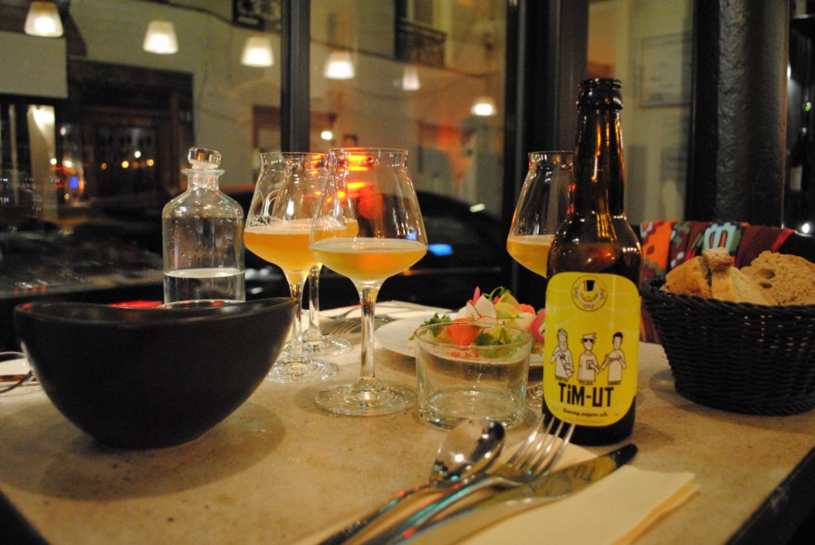 La Fine Mousse Restaurant, la fine expérience de la bière dégustée en verre à pied